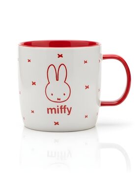 Miffy Red & White Ceramic Mug